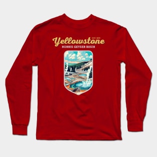 USA - NATIONAL PARK - YELLOWSTONE - Norris Geyser Basin - 1 Long Sleeve T-Shirt